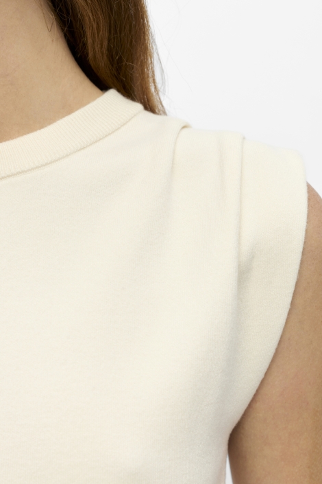 Object beige dames top | Close up