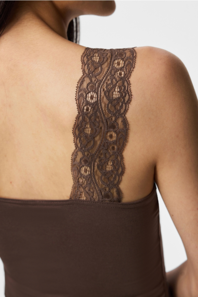 Pieces bruine dames top | Unique Selling Point