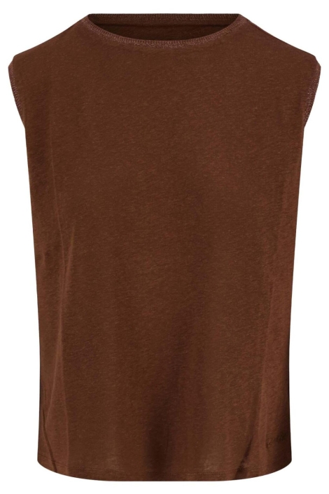 Zusss bruine dames top | Vooraanzicht