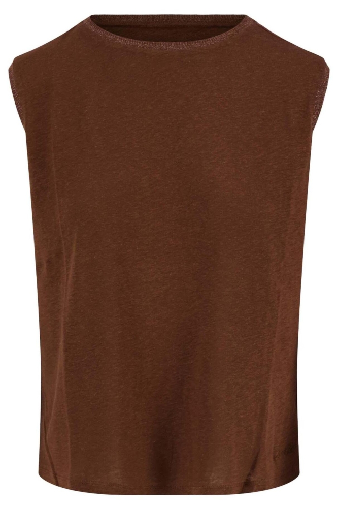 Zusss bruine dames top | Vooraanzicht