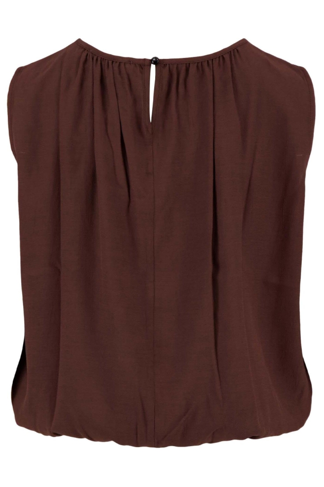 Zusss bruine dames top | Achteraanzicht