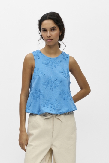 Object Top OBJMINNIE RE SL TOP NOOS 23049303 Azure Blue