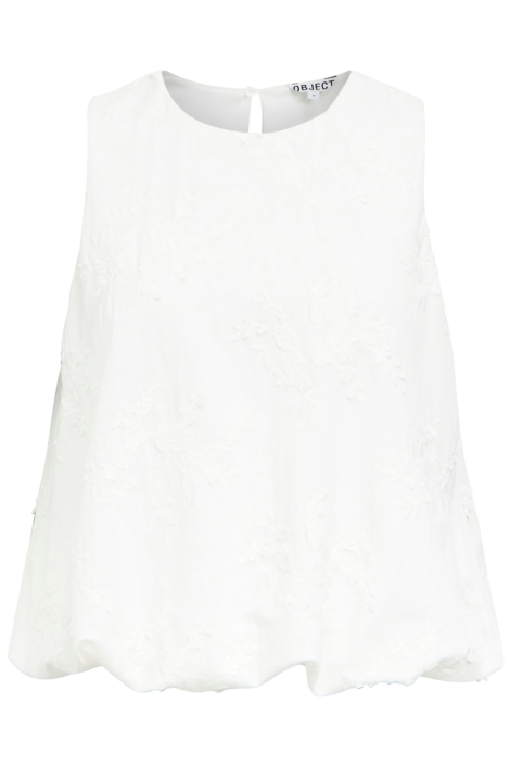 Object witte dames top | Vooraanzicht