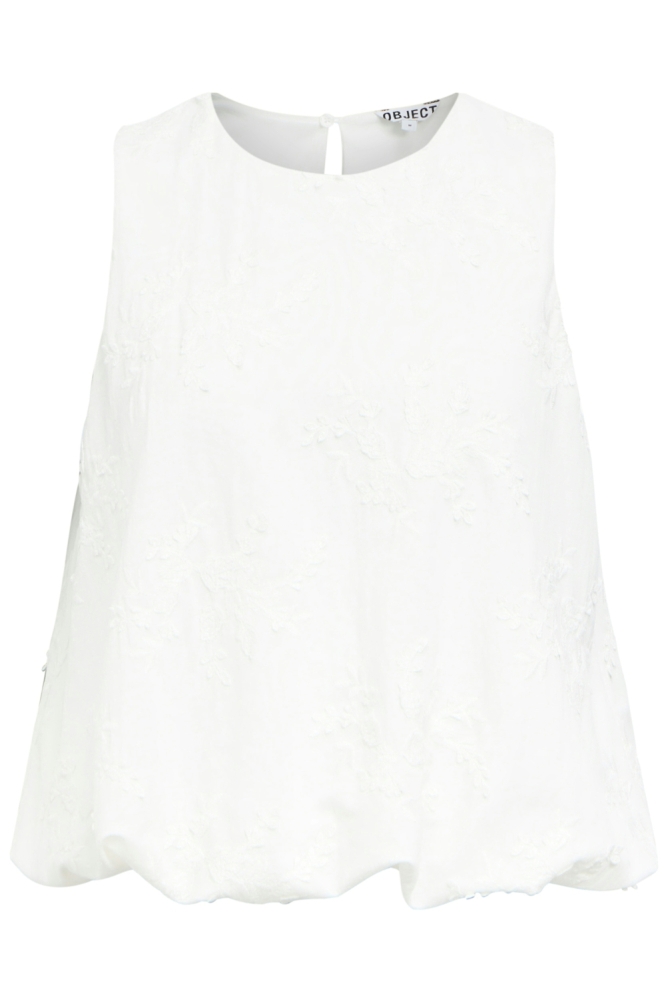 Object witte dames top | Vooraanzicht