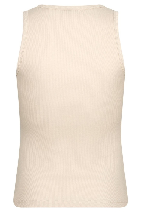Ydence beige dames top | Achteraanzicht