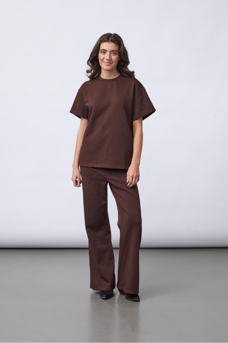 SisterS point bruine dames t-shirt | Model