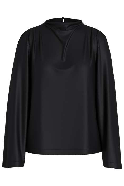 Vila zwarte dames blouse | Vooraanzicht