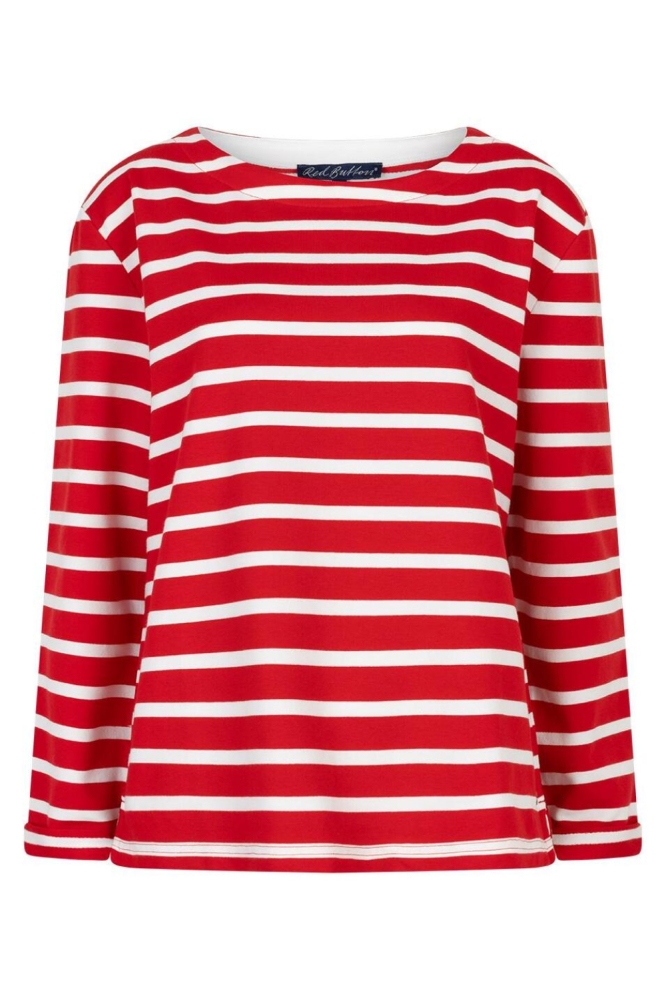 Red Button rode dames t-shirt | Vooraanzicht