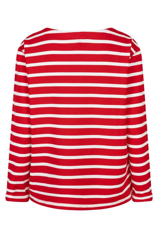 Red Button rode dames t-shirt | Achteraanzicht