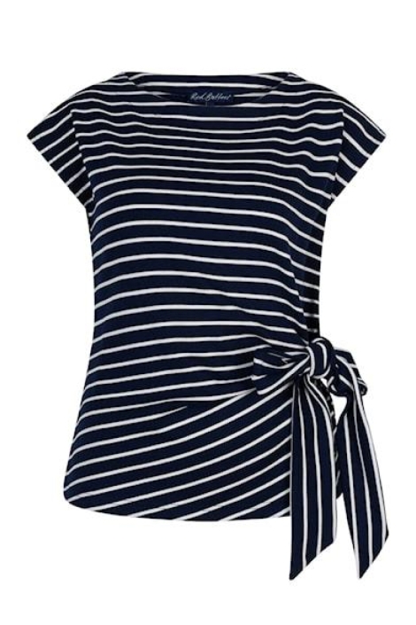 Red Button blauwe dames t-shirt | Vooraanzicht