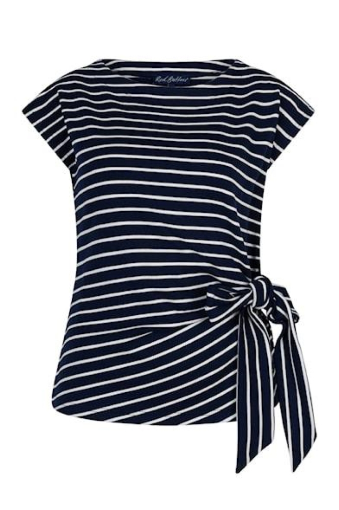 Red Button blauwe dames t-shirt | Vooraanzicht