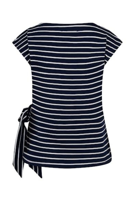 Red Button blauwe dames t-shirt | Achteraanzicht
