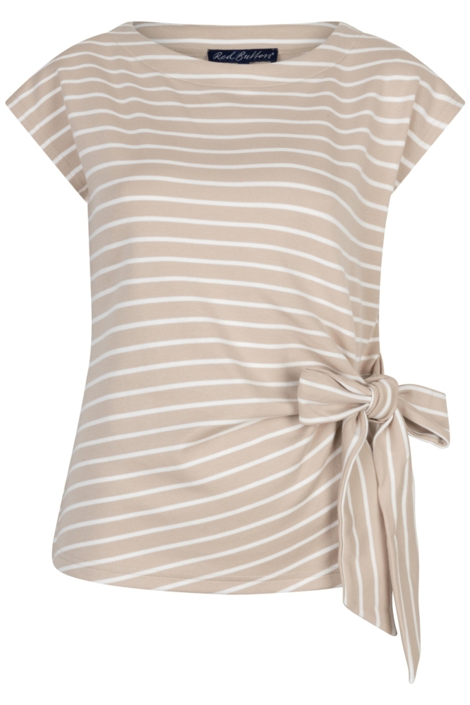 Red Button camel dames t-shirt | Vooraanzicht