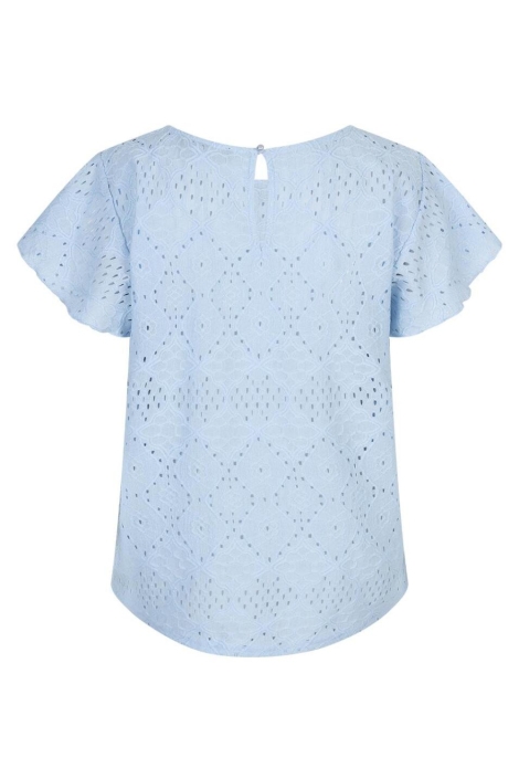 Red Button blauwe dames t-shirt | Achteraanzicht