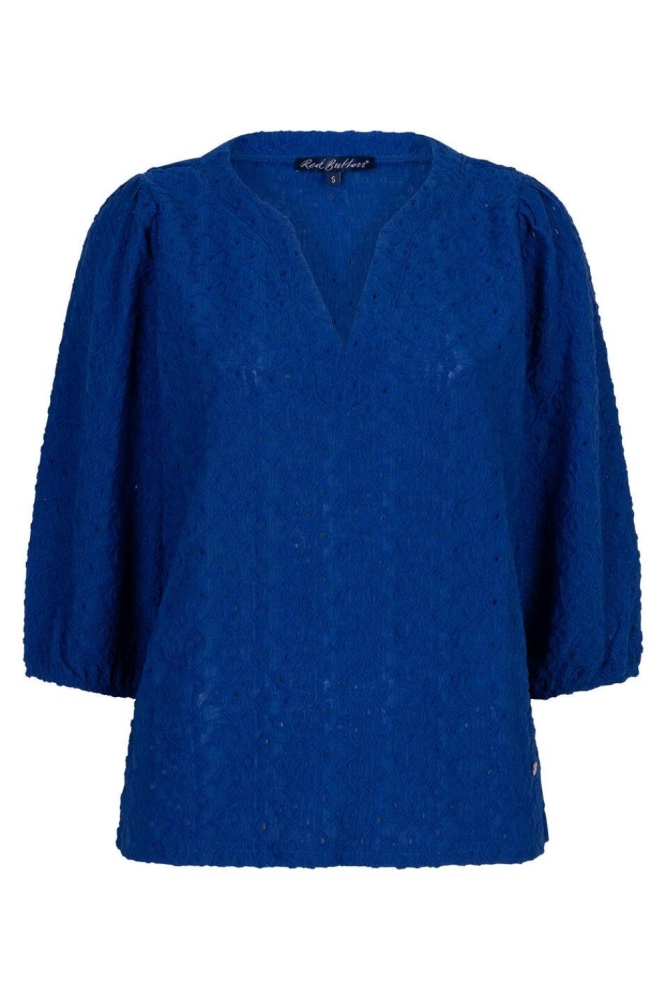Red Button blauwe dames t-shirt | Vooraanzicht
