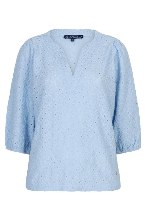 Red Button blauwe dames t-shirt | Vooraanzicht