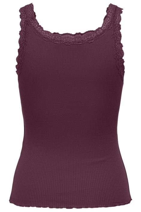 Only bordeaux dames top | Achteraanzicht