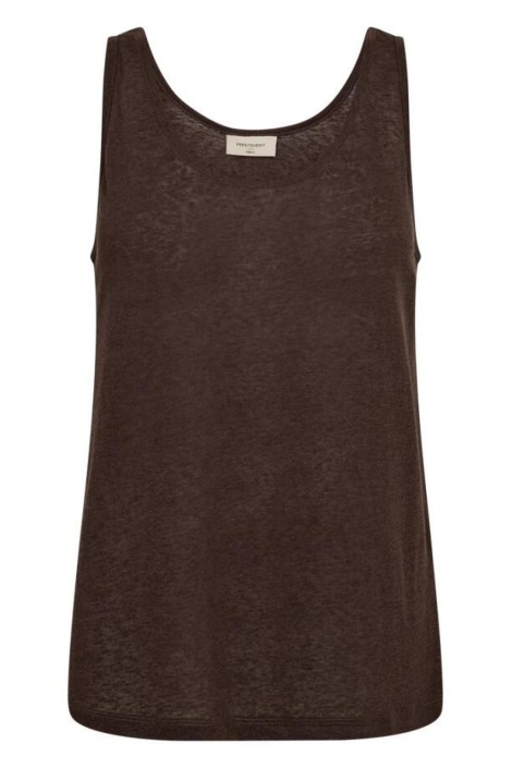 Freequent bruine dames top | Vooraanzicht