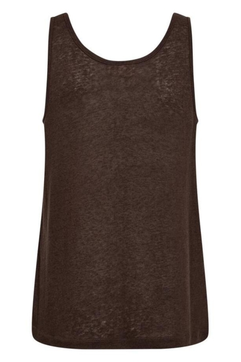 Freequent bruine dames top | Achteraanzicht