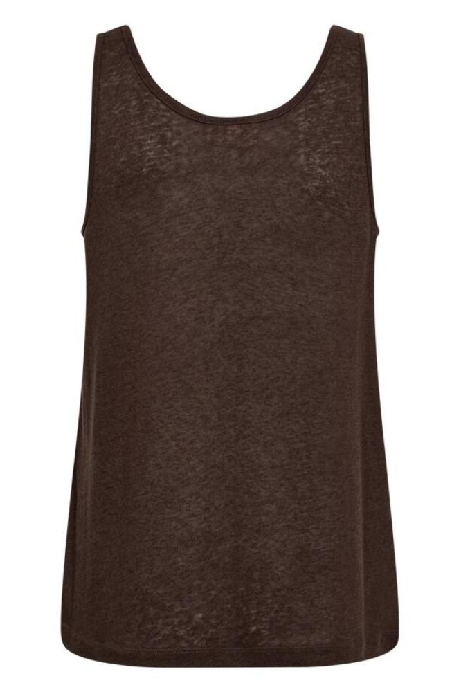 Freequent bruine dames top | Achteraanzicht