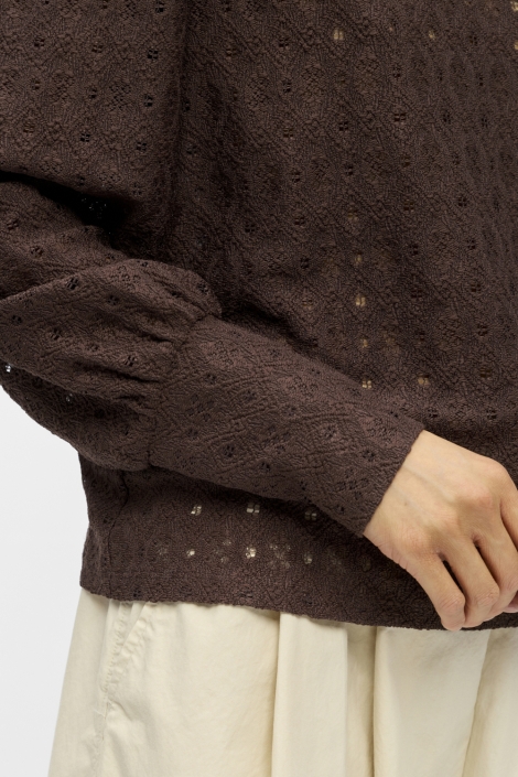 Object bruine dames t-shirt | Close up