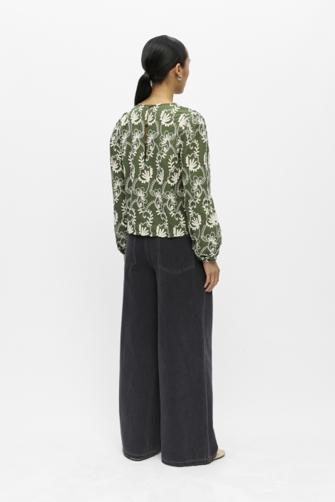 Object groene dames top | Model