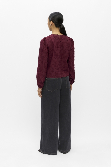 Object bordeaux dames top | Model