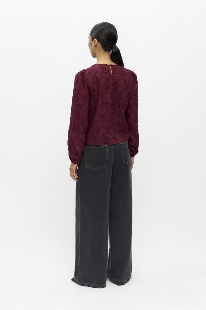 Object bordeaux dames top | Model