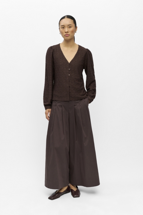 Object bruine dames blouse | Model