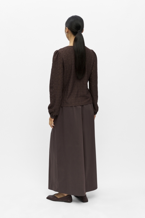 Object bruine dames blouse | Model