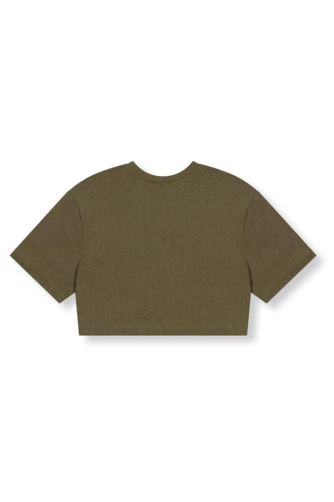 Refined Department groene dames t-shirt | Achteraanzicht