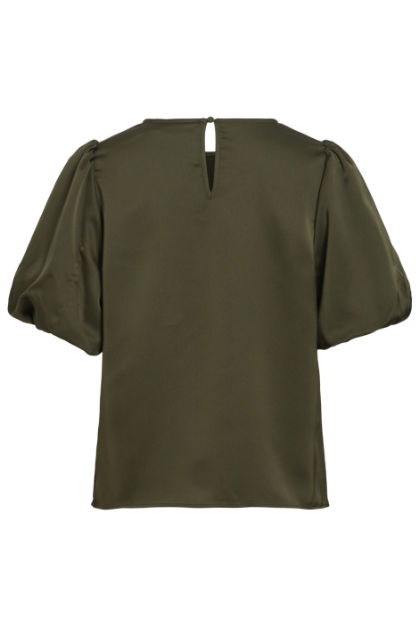 Vila groene dames t-shirt | Achteraanzicht