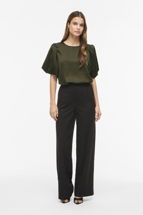 Vila groene dames t-shirt | Model