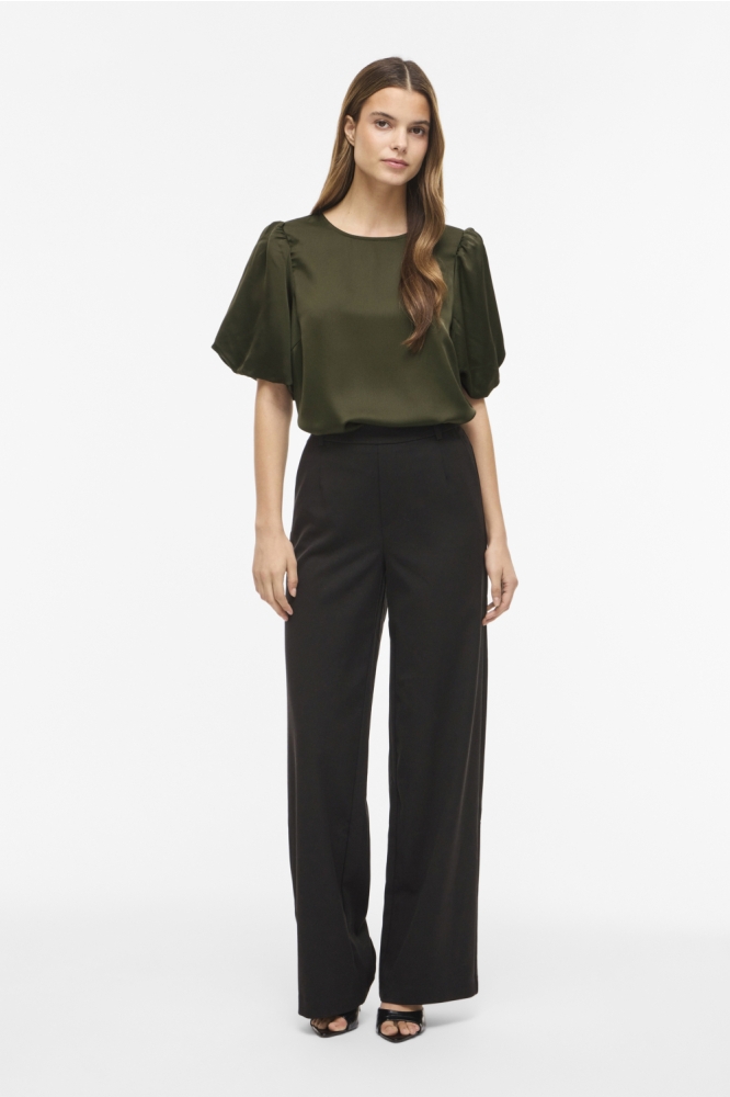 Vila groene dames t-shirt | Model