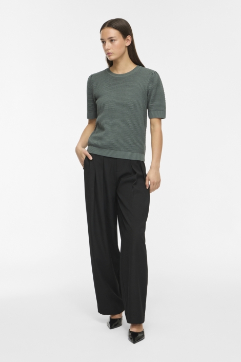 Vila groene dames t-shirt | Model