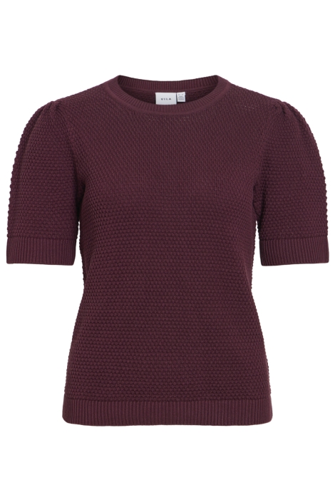 Vila bordeaux dames t-shirt | Vooraanzicht