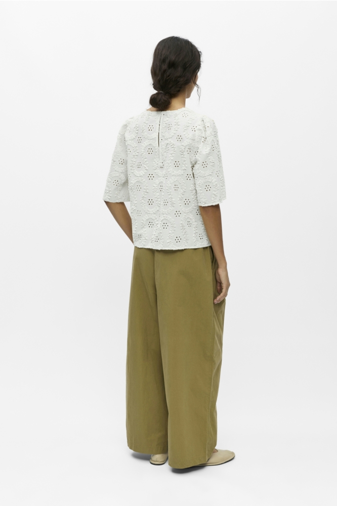 Object witte dames t-shirt | Model