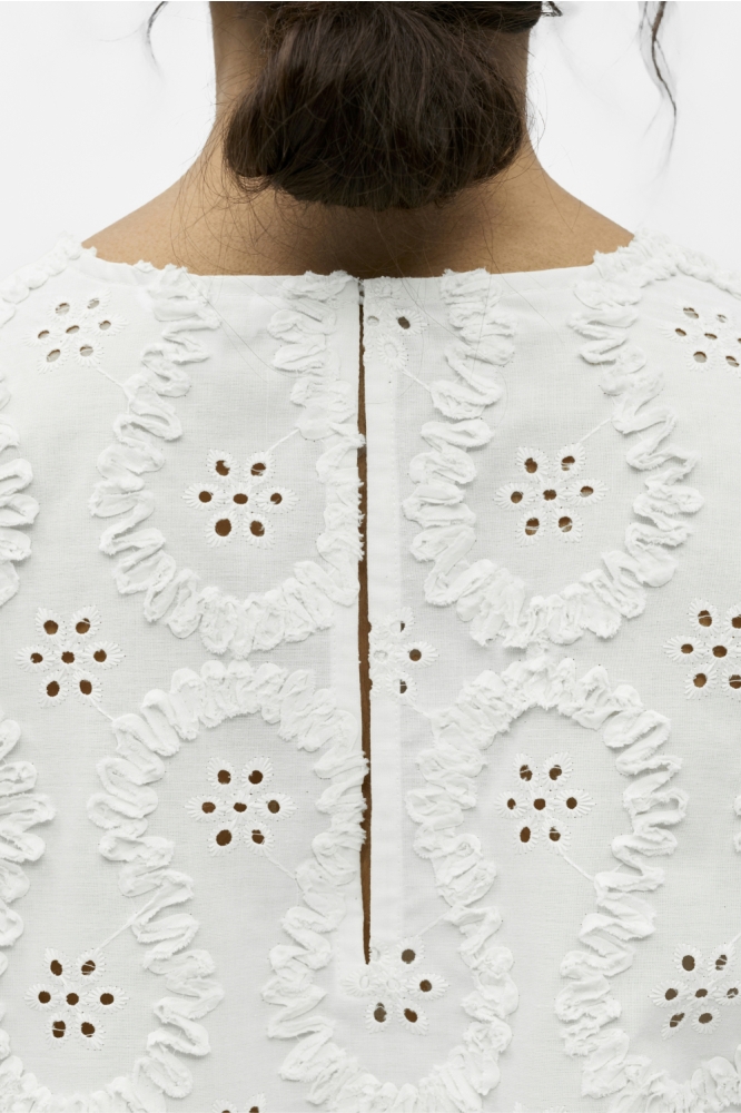 Object witte dames t-shirt | Close up