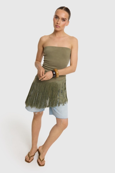 Refined Department groene dames top | Model