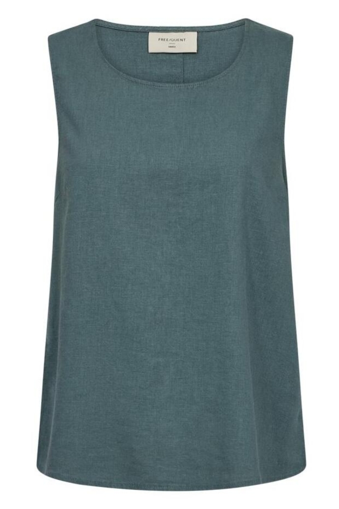 Freequent groene dames top | Vooraanzicht