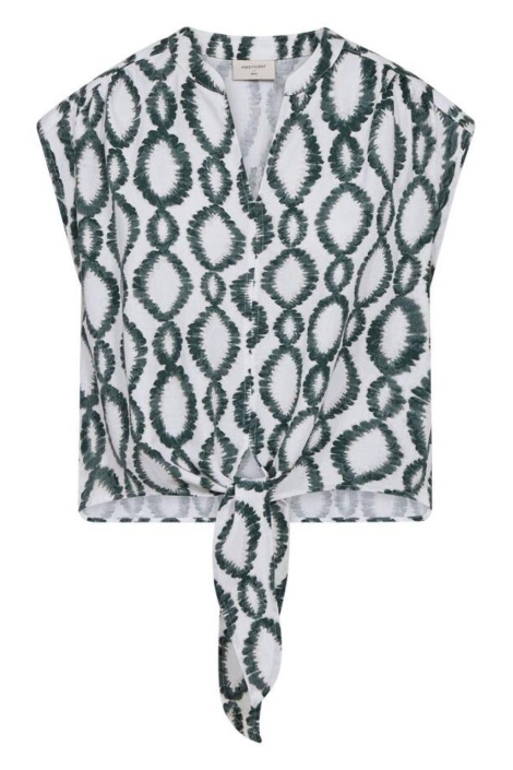 Freequent witte dames top | Vooraanzicht