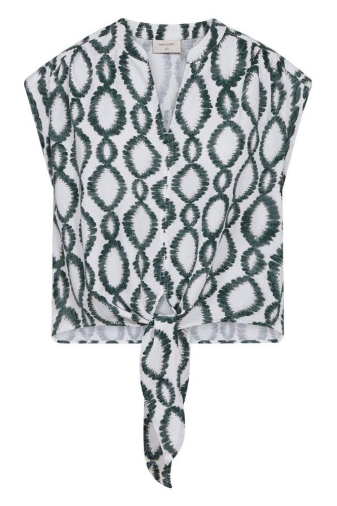 Freequent witte dames top | Vooraanzicht