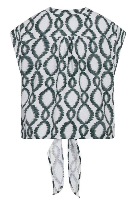 Freequent witte dames top | Achteraanzicht