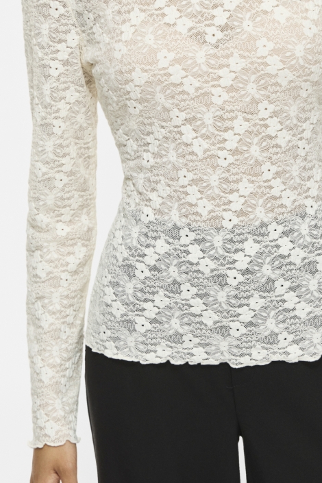 Vila witte dames top | Close up