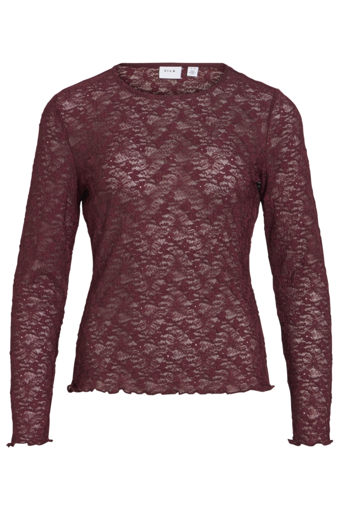 Vila bordeaux dames top | Vooraanzicht