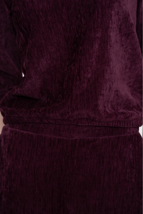 Geisha bordeaux dames t-shirt | Close up