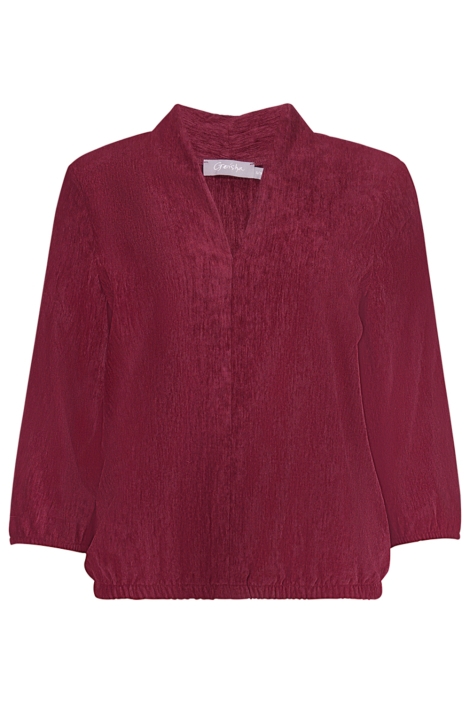 Geisha bordeaux dames t-shirt | Vooraanzicht