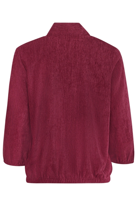 Geisha bordeaux dames t-shirt | Achteraanzicht