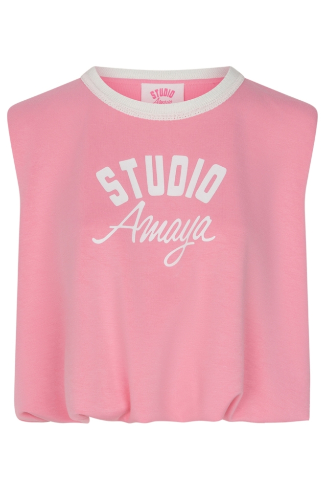 Studio Amaya roze dames top | Vooraanzicht