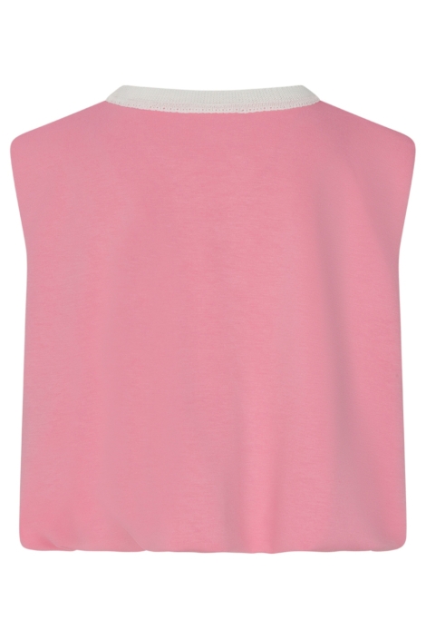 Studio Amaya roze dames top | Achteraanzicht